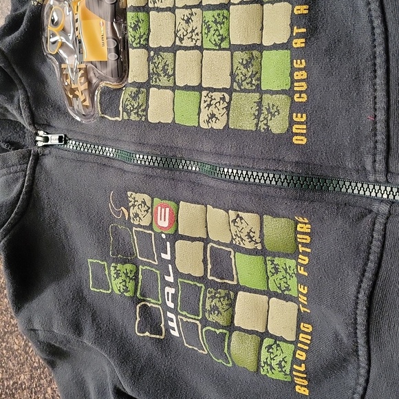 Disney Wall E green zip up hoodie - Picture 5 of 5